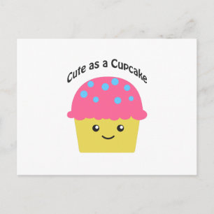 Cute as a Cupcake Postcard