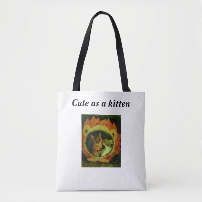 Cute as a Kitten Tote Bag (Front)