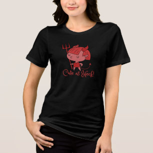 Cute as Heck Tri-Blend Shirt