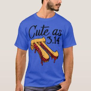 Cute As Pi Pizza Funny Mathletics Birthday Pi Pizz T-Shirt