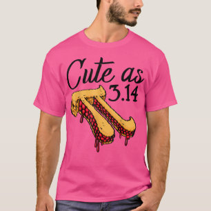 Cute As Pi Pizza Funny Mathletics Birthday Pi Pizz T-Shirt