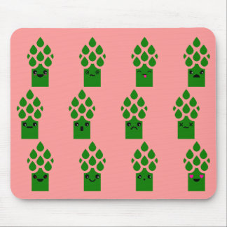 Cute Asparagus Mouse Mat