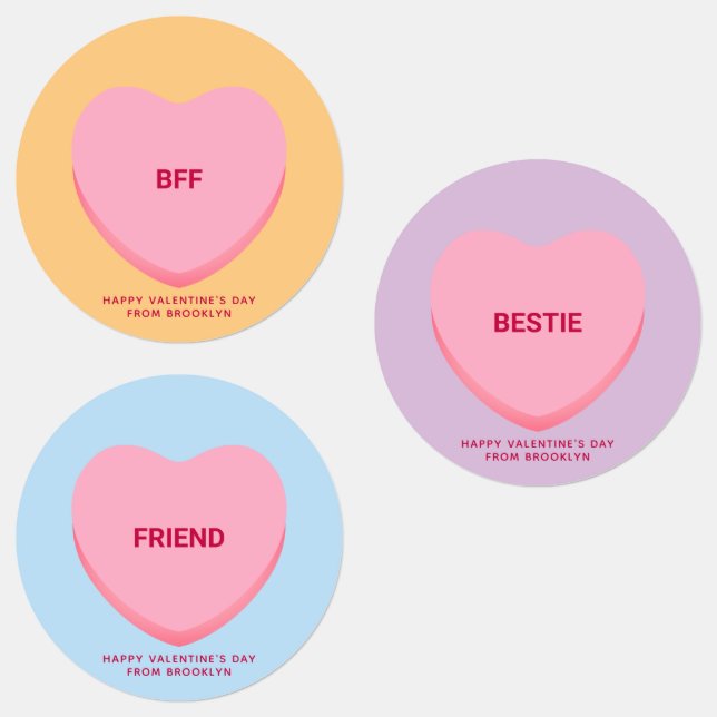 Cute assorted friendship conversation hearts (Group)