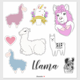 Cute Assorted Llama