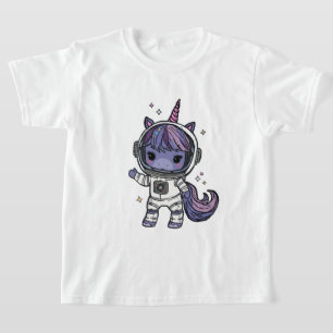 Cute Astro Unicorn T-shirt