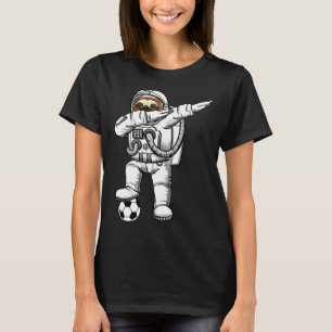Cute Astronaut Astronomy Dabbing Sloth  Galaxy Soc T-Shirt