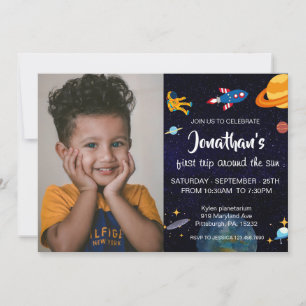 Cute Astronaut  Invitation