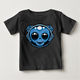 Cute Astronaut Monkey In Space Baby T-Shirt