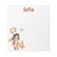 Cute astronaut Space Adventure personalised 