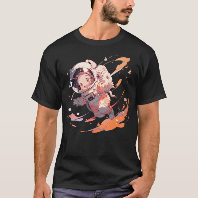 Cute Astronaut T-Shirt (Front)