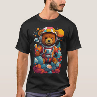 Cute Astronaut Teddy Bear T-Shirt
