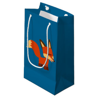 Cute Astute Cartoon Fox Gift Bag