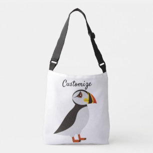 Cute Atlantic puffin design Thunder_Cove Crossbody Bag
