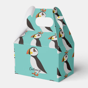 Cute Atlantic puffin design Thunder_Cove Favour Box