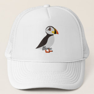 Cute Atlantic puffin design Thunder_Cove Trucker Hat
