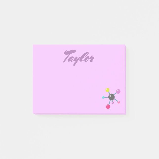 Cute Atoms Post-it Notes (Front)