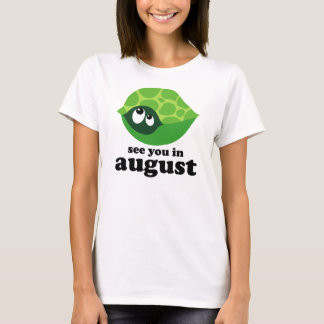Cute August Due Date Maternity T-Shirt