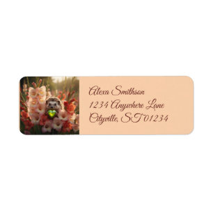 Cute August Hedgehog with Peridot Heart