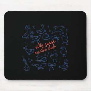 Cute Auntie Silly Goose Auntie For Aunt Pregnancy  Mouse Mat
