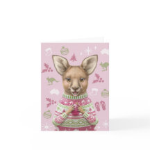 Cute Australian Animal Christmas Card