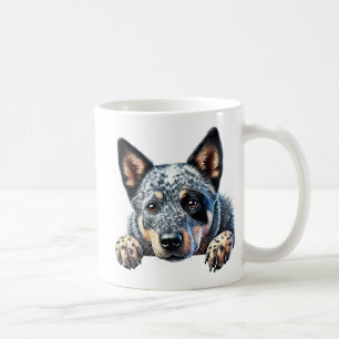 Cute Australian Cattle Dog Design" Coffee Mug