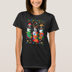 Cute Australian Cattle Dog Puppy Christmas Socks X T-Shirt