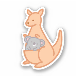 Cute Australian Kangaroo Koala