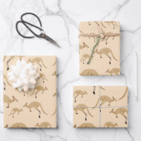 Cute Australian Kangaroo Pattern