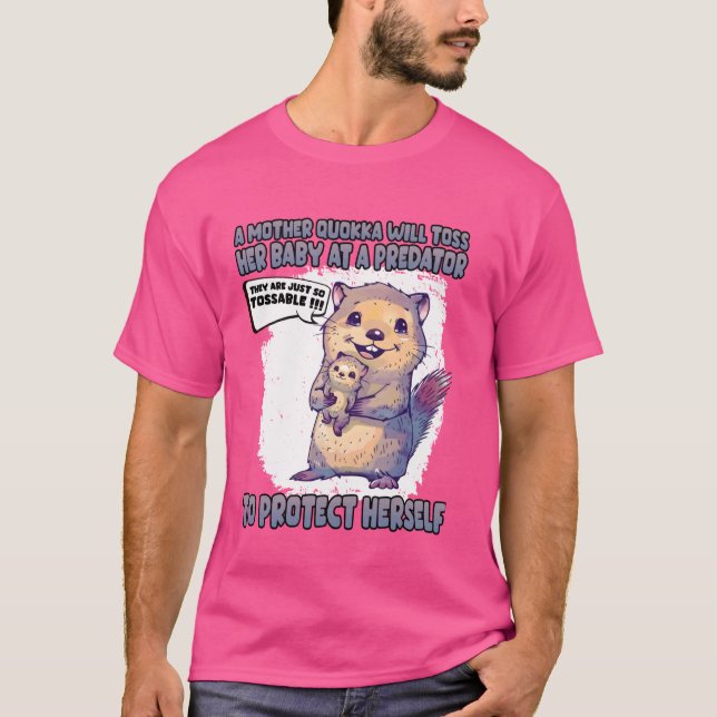 Cute Australian Quokka T  Mother's Day Outfit Quok T-Shirt (Front)