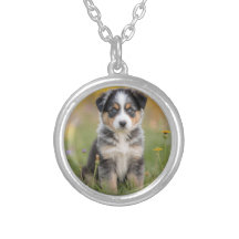Cute Australian Shepherd Necklace