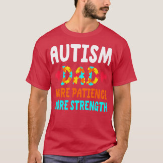 Cute Autism Dad Outfit Support Autism Awareness Fo T-Shirt