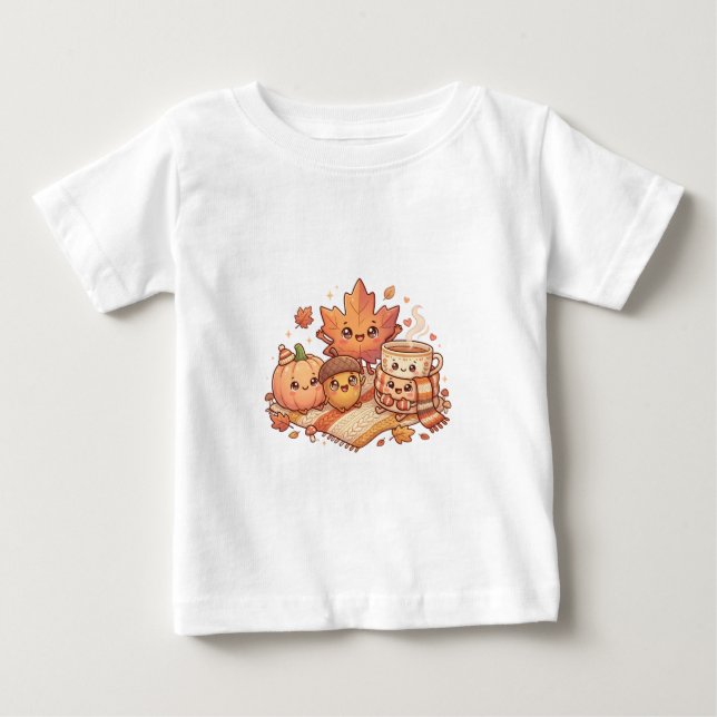 Cute Autumn Baby T-Shirt (Front)