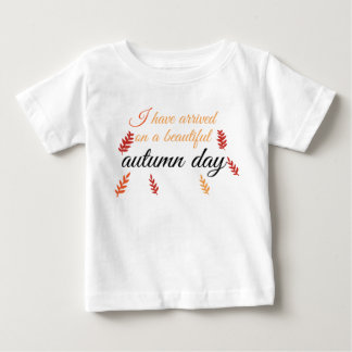 cute autumn colourful unique baby T-Shirt