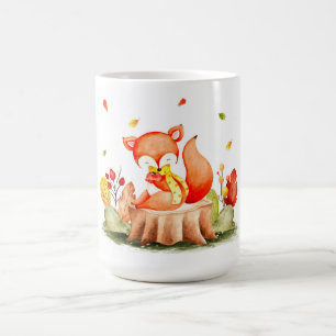 Cute Autumn Fox Coffee Mug