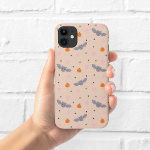 Cute Autumn Halloween Bat Pattern Phone Case