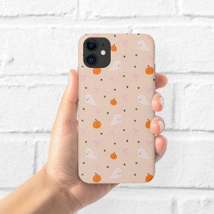 Cute Autumn Halloween Ghost Pattern Phone Case
