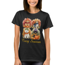Cute autumn puppies t-shirt