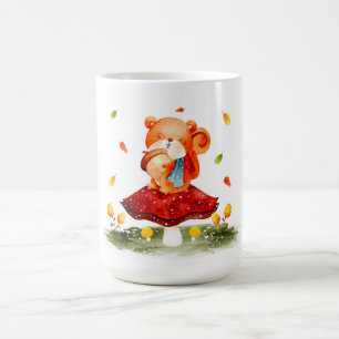 Cute Autumn Squirrel Coffee Mug