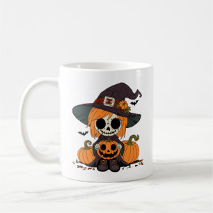 Cute Autumn Witch Coffee Mug