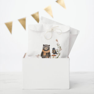 Cute Autumn   Woodland Forest Baby Shower Favour Bags