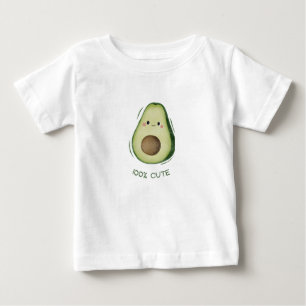 Cute Avocado Baby 100 Percent Cute Typography T-Shirt
