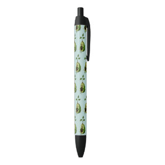 Cute Avocado Black Ink Pen