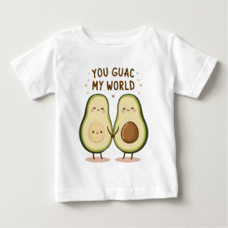 Cute Avocado Couple Baby T-Shirt