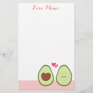 Cute Avocado couple in love, My other half