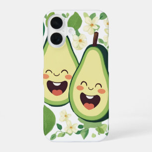 Cute Avocado Couple Phone Case   Funny Kawaii Frui