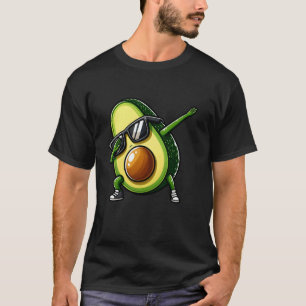 Cute Avocado Dabbing Vegan Fruit Men Women Summer T-Shirt