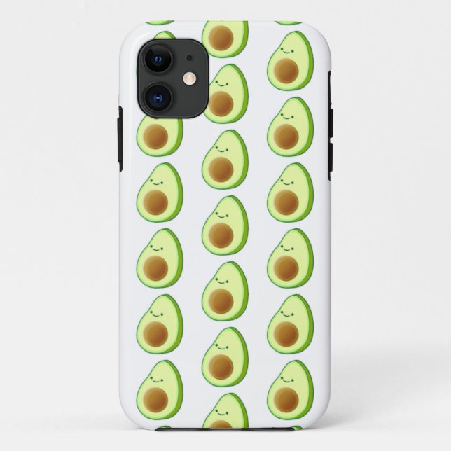Cute Avocado Drawing Pattern Case-Mate iPhone Case (Back)