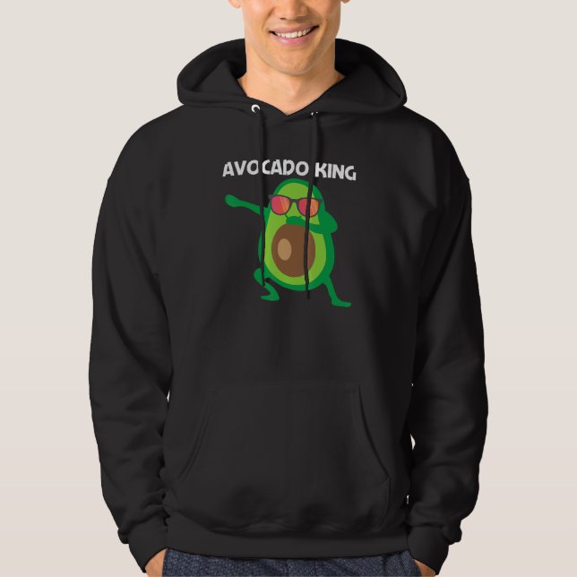 Cute Avocado For Men Dad Healthy Fruit Plant Food Hoodie (Front)