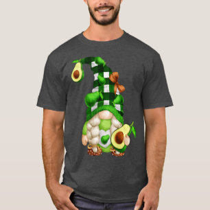 Cute Avocado Gnome Girl For Xmas Matching Couple & T-Shirt