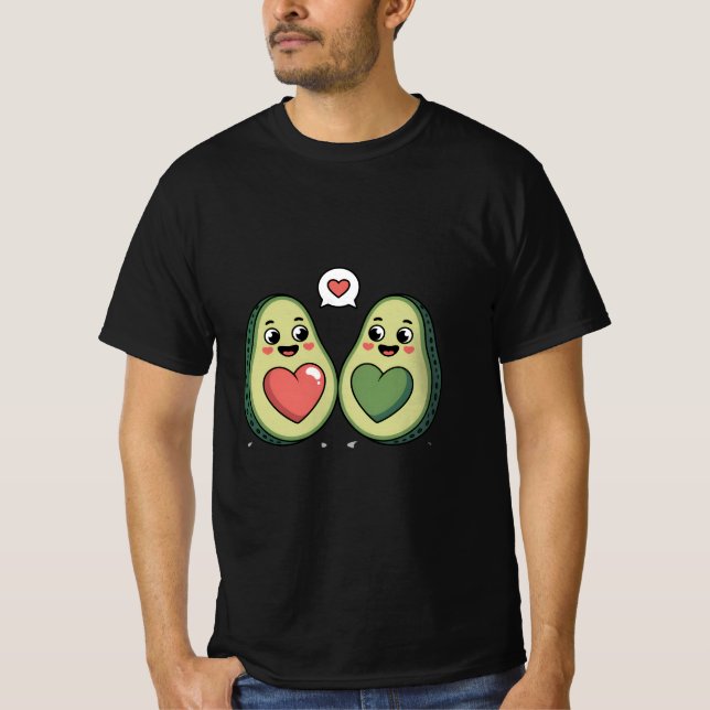 Cute Avocado Love T-Shirt (Front)